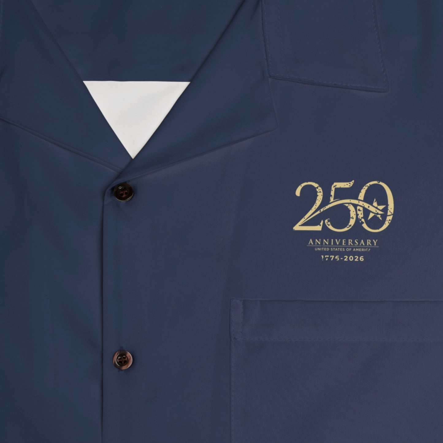 US 250 Logo Patriotic "We the People" Button Down - US 250