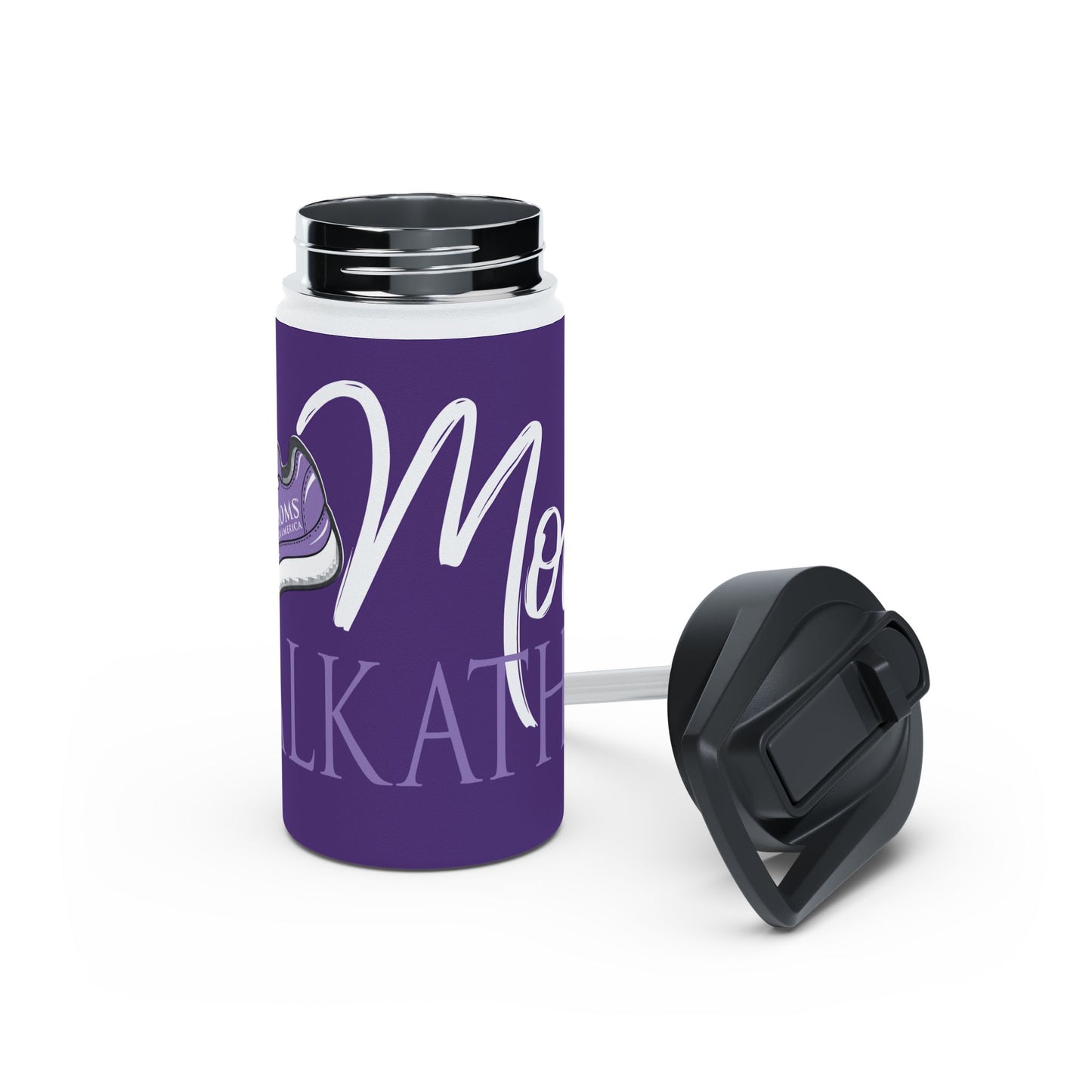 Moms Walk-a-Thon Stainless Steel Water Bottle - MomVote