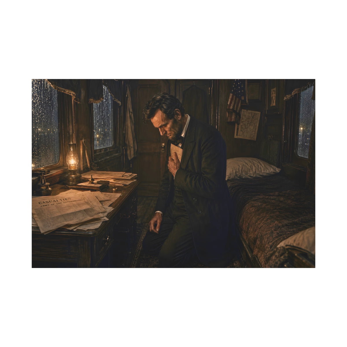 “That This Nation Might Live” Stretched Canvas Print - Our Story