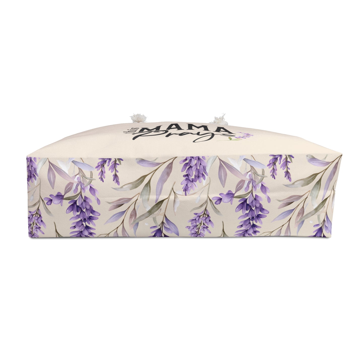 Weekender Bag — "This Mama Prays" Lavender Travel Tote