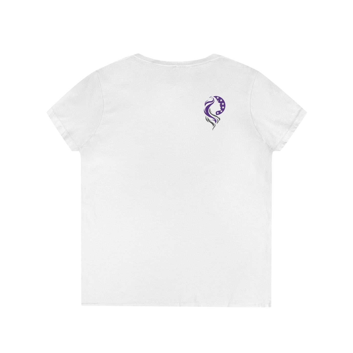 Moms for America V-Neck Tee — Women's Patriotic Mom Shirt