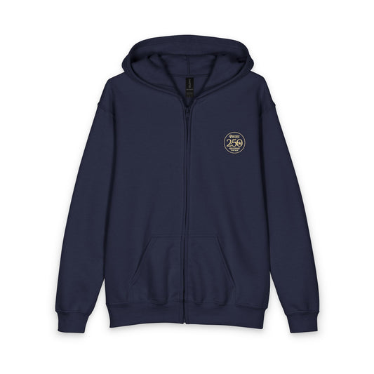 Youth Vintage Flag Zipped Hoodie - US 250