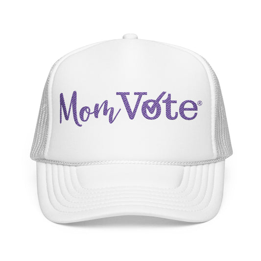 Embroidered Mom Vote Trucker Hat — MomVote