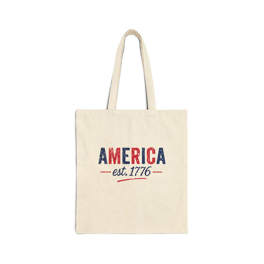 America Est. 1776/MFA 250 Logo Cotton Tote — US 250