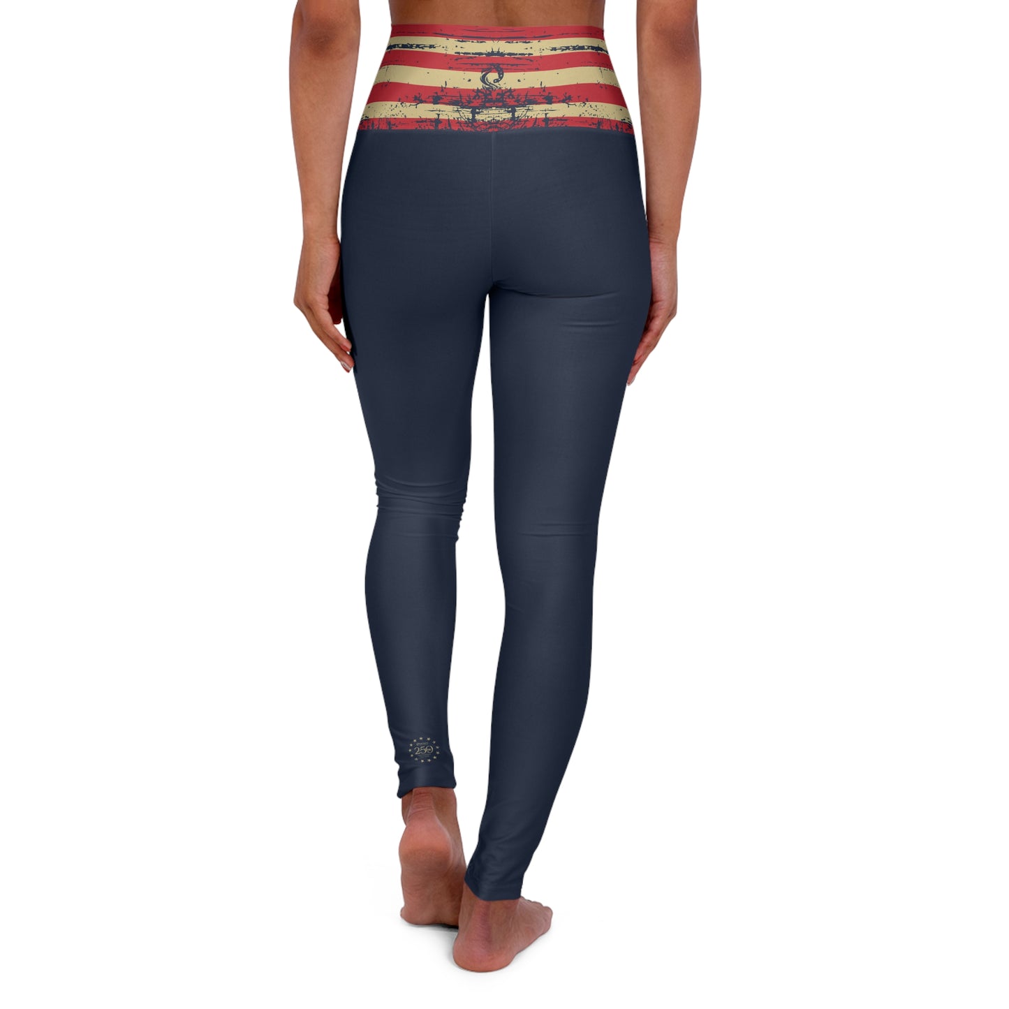 American Flag High-Waisted Yoga Leggings — US 250