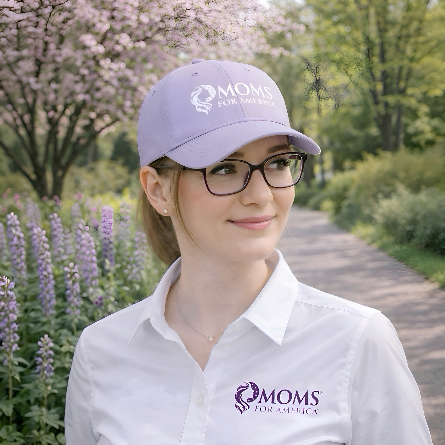 Moms for America Lavender Cap
