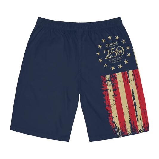 Patriotic 250th Anniversary Men's Board Shorts — US 250