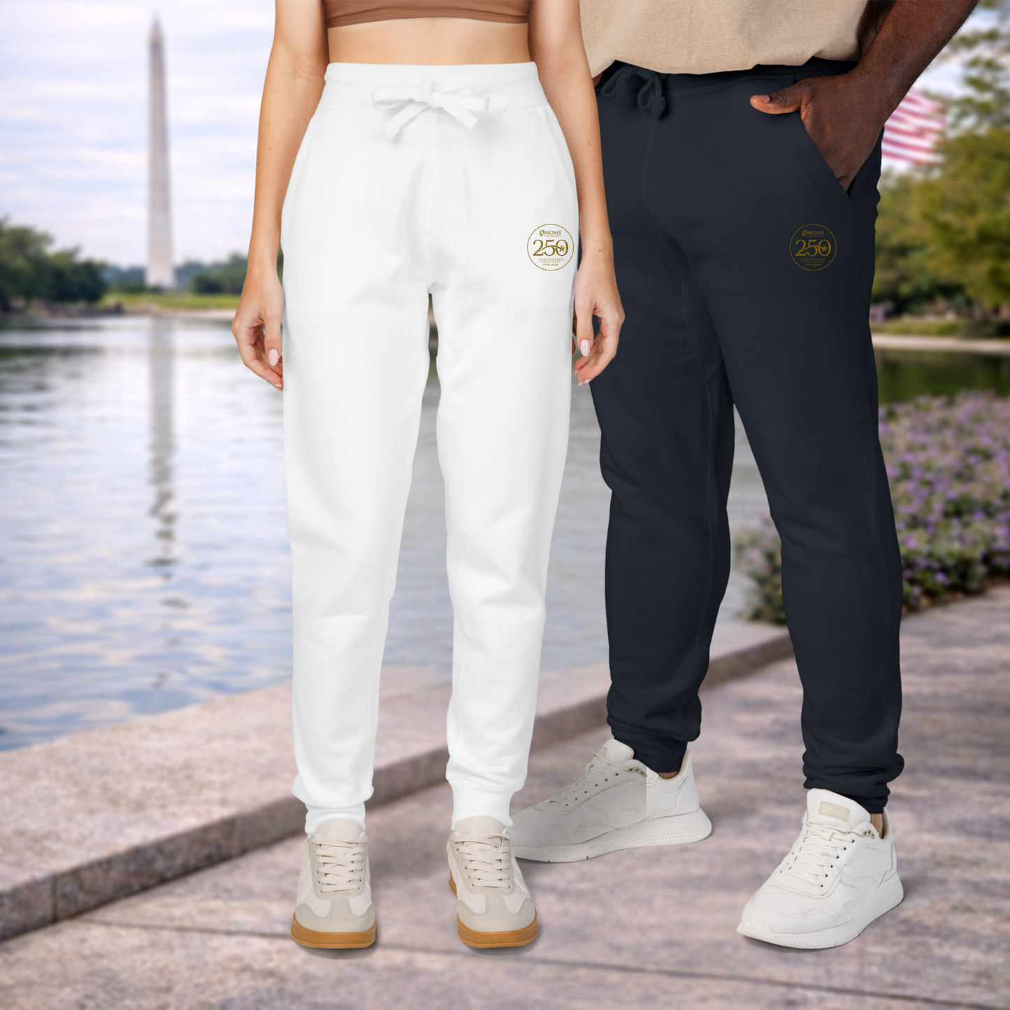 MFA 250 Logo Embroidered Fleece Sweatpants — US 250