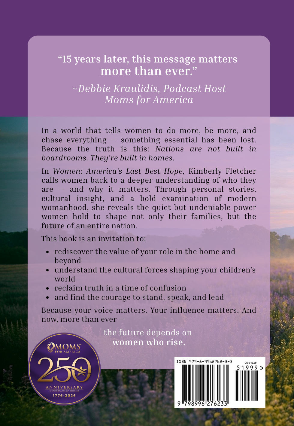 Women: America's Last Best Hope
