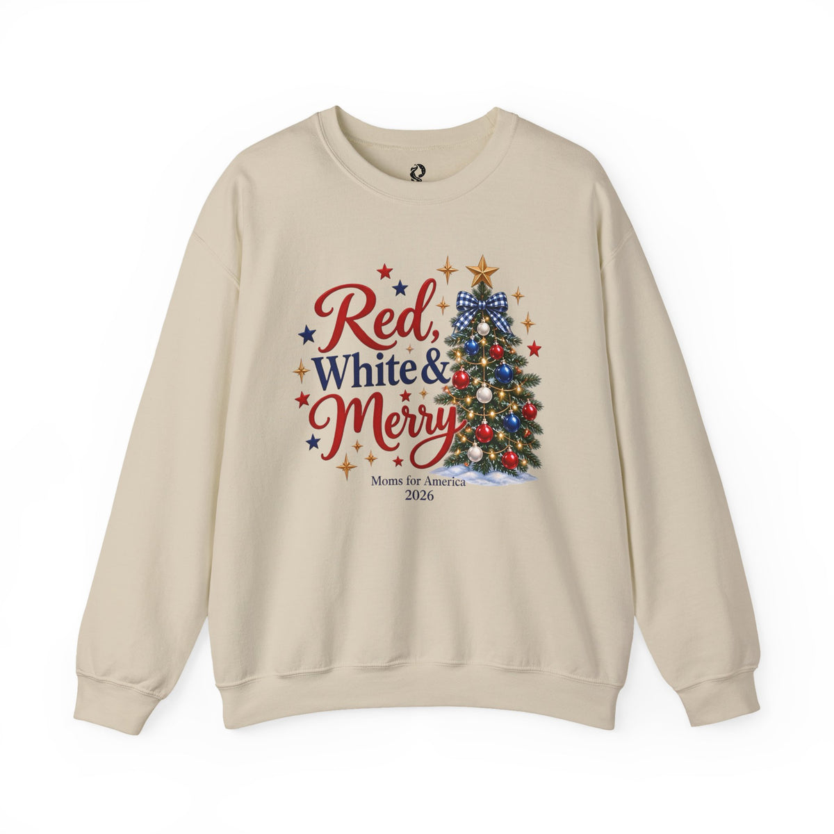 “Red, White & Merry” Crewneck Sweatshirt - MFA Christmas
