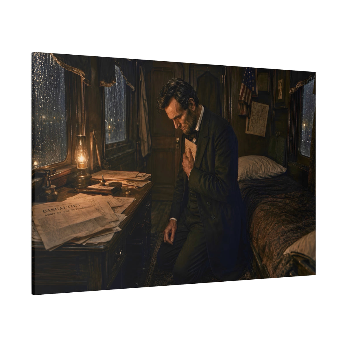 “That This Nation Might Live” Stretched Canvas Print - Our Story