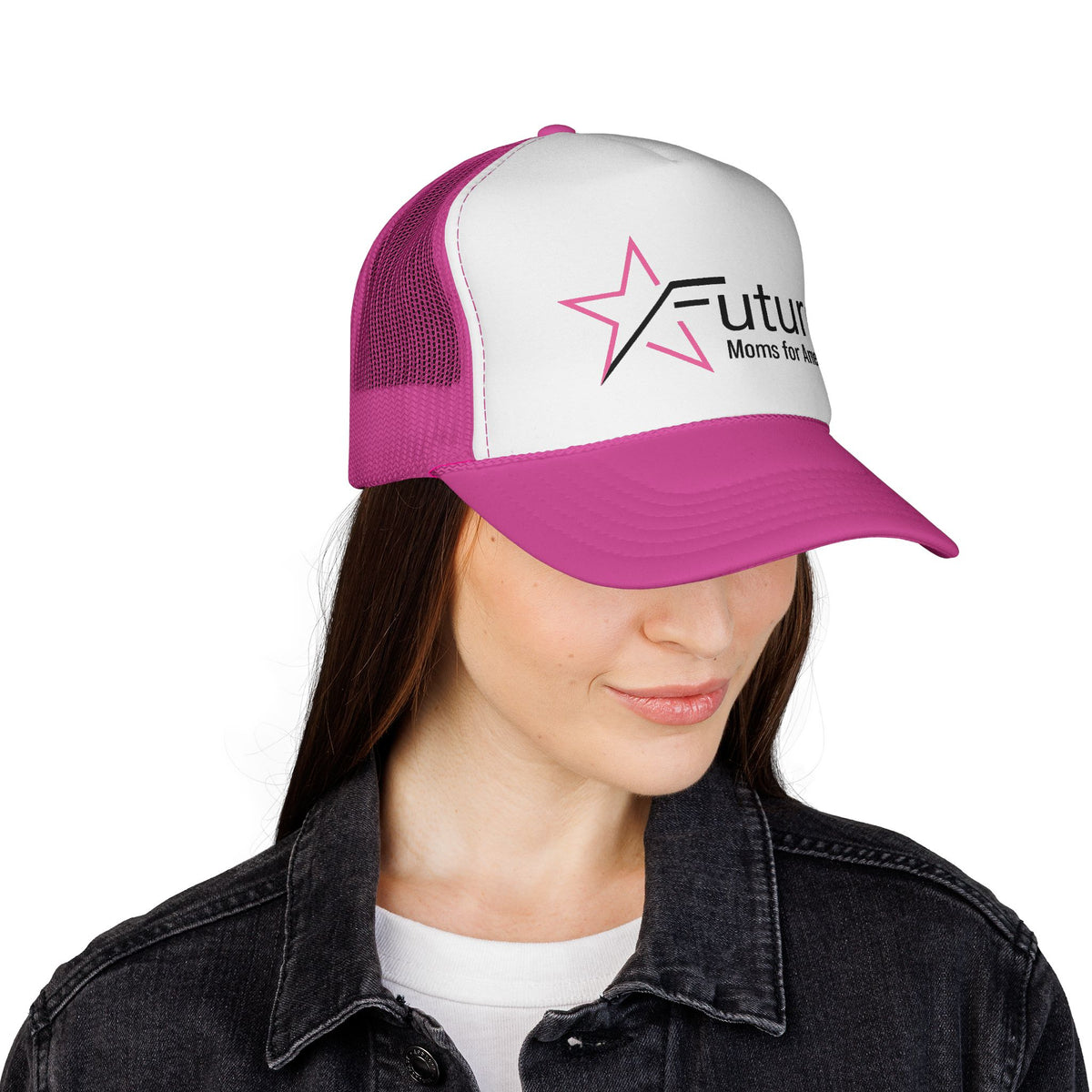 “Future Moms for America” Pink Star Logo Trucker Cap - MFA Classic