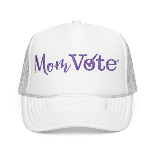 Embroidered Mom Vote Trucker Hat — MomVote