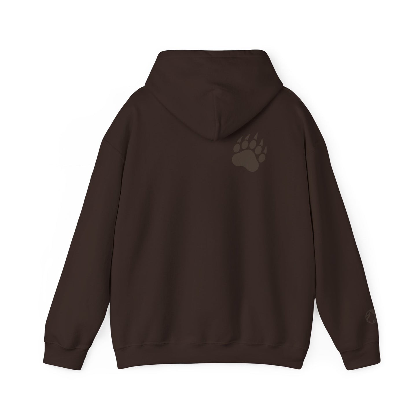Papa Bear Hoodie — Minimal Sweatshirt with Bear Paw Design