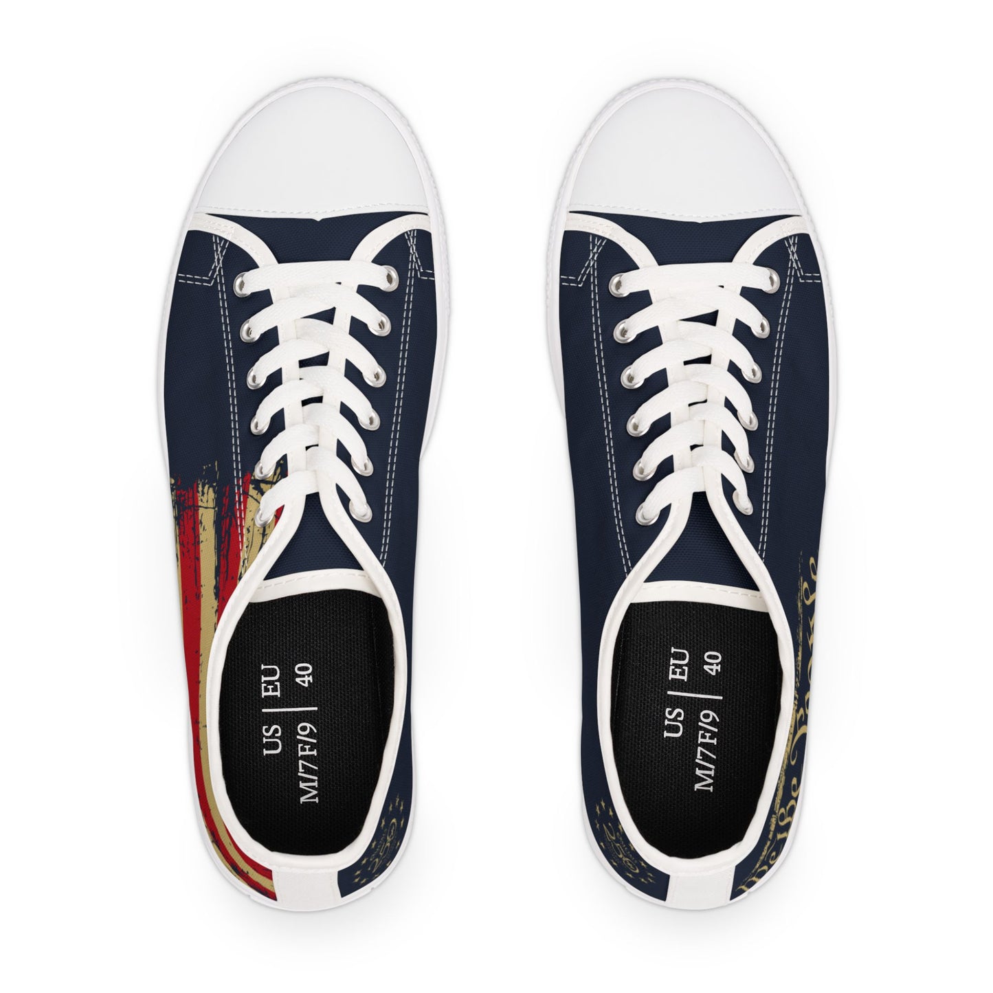 Navy "We the People" Patriotic Canvas Shoes - US 250
