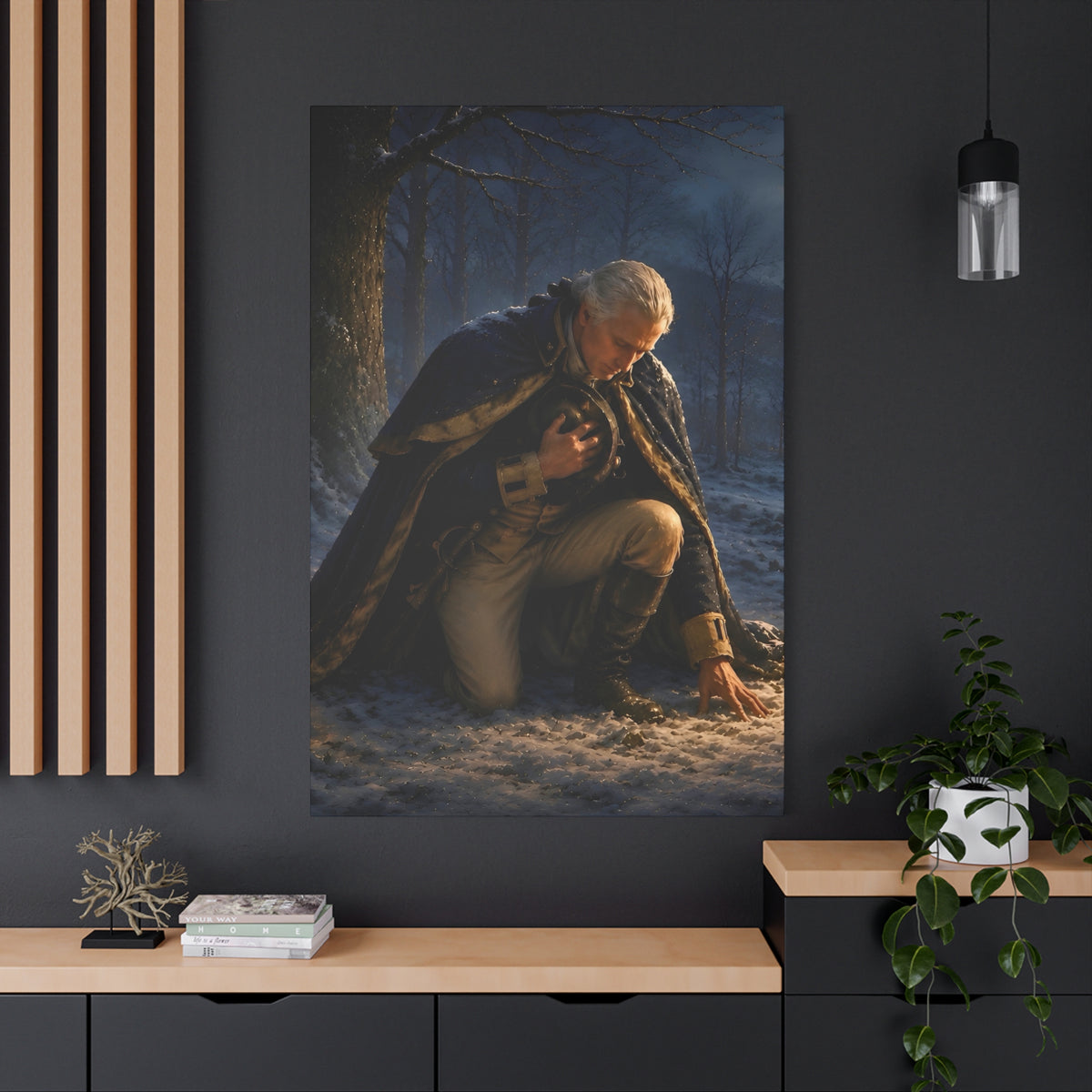 “The Hand of Providence” Vertical Stretched Canvas Print - Our Story