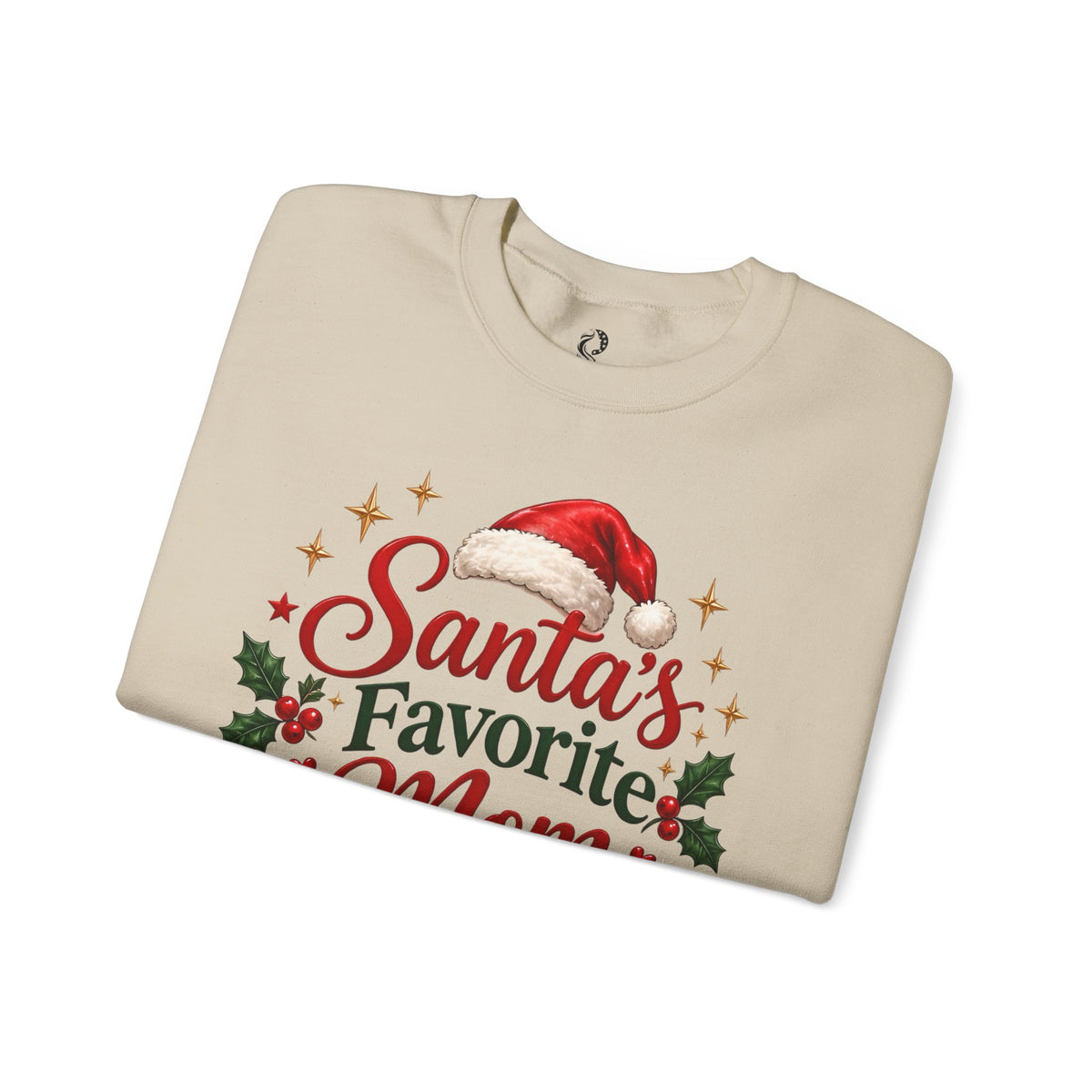 “Santa’s Favorite Mom” Crewneck Sweatshirt - MFA Christmas