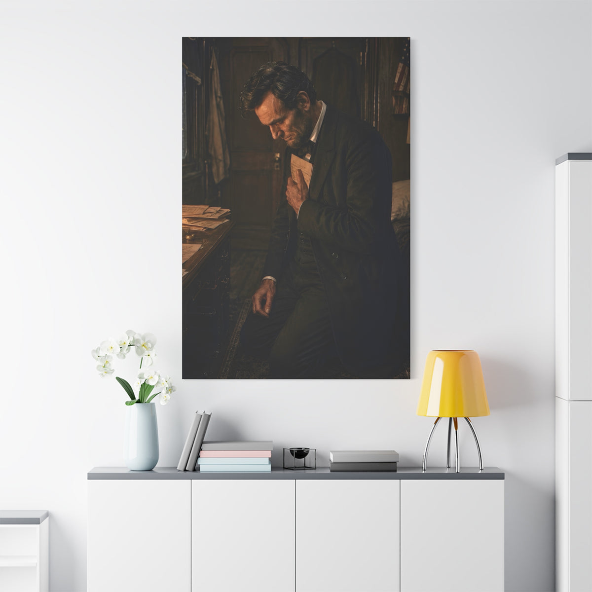 “That This Nation Might Live” Vertical Stretched Canvas Print - Our Story