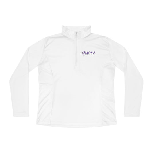 MFA Logo Ladies Quarter-Zip Pullover - MFA Classic
