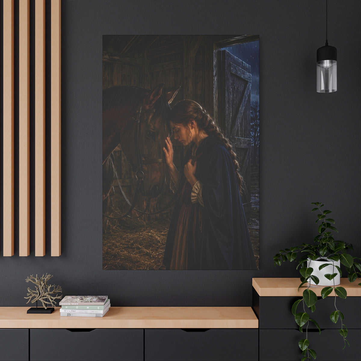 “I Can Ride” Vertical Stretched Canvas Print - Our Story