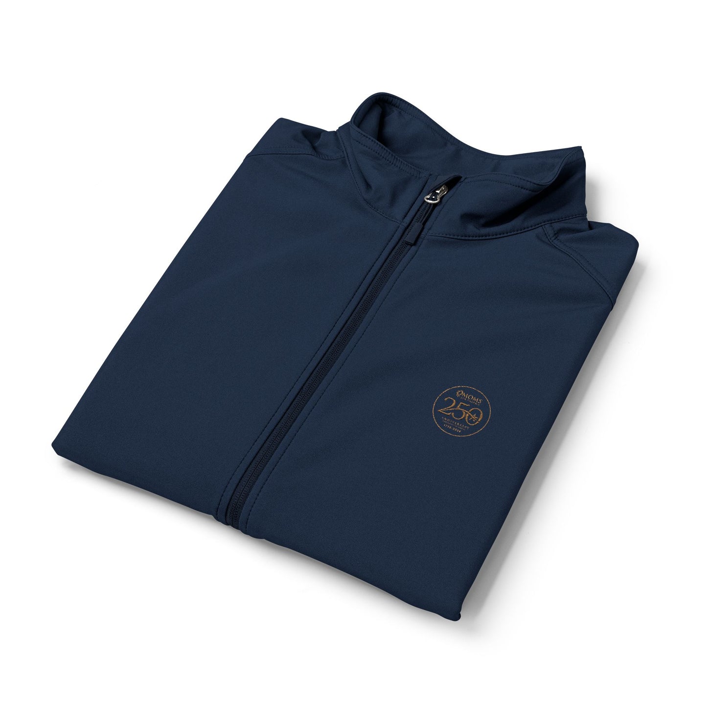MFA 250 Logo Men's Navy Soft Shell Vest — Celebrate 250