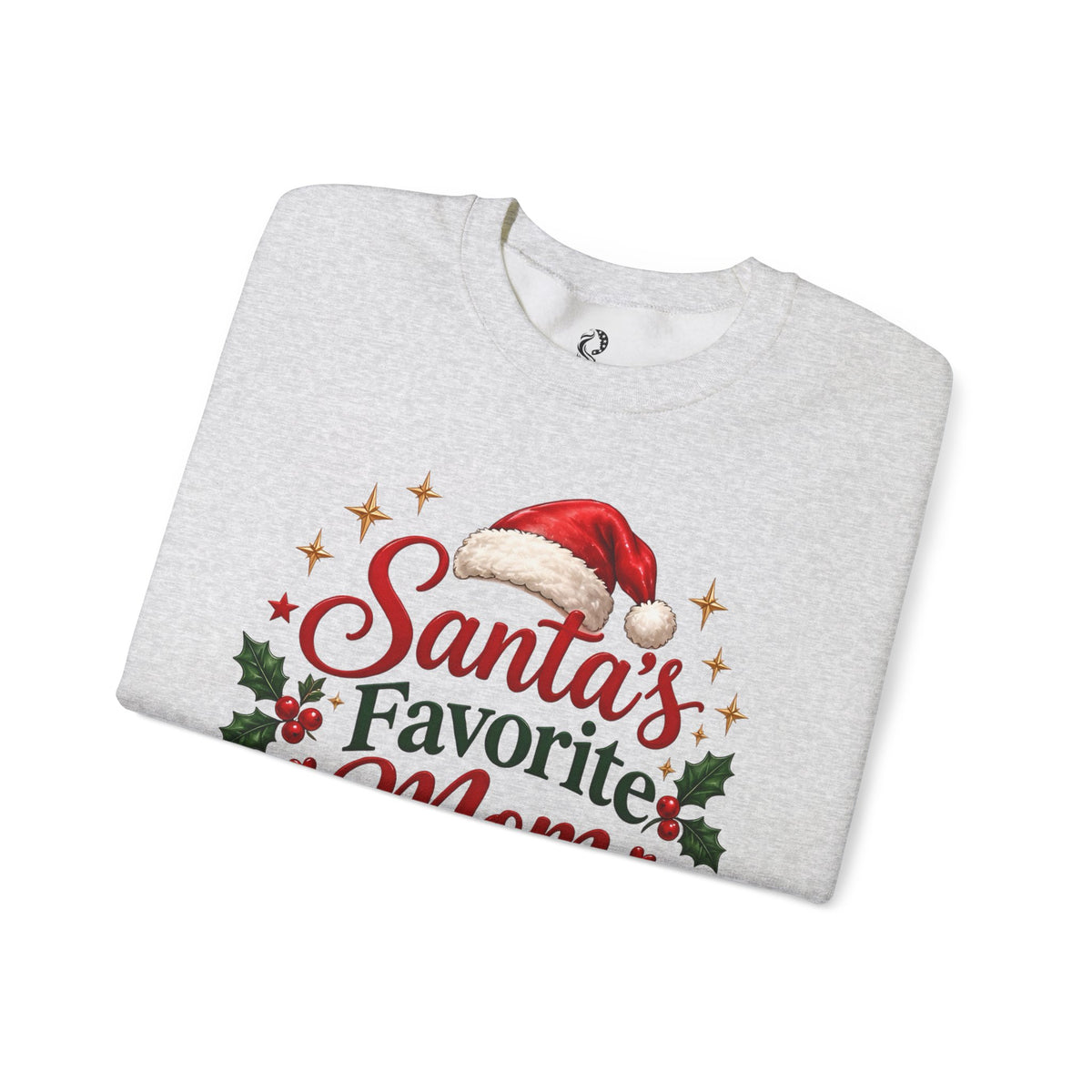 “Santa’s Favorite Mom” Crewneck Sweatshirt - MFA Christmas