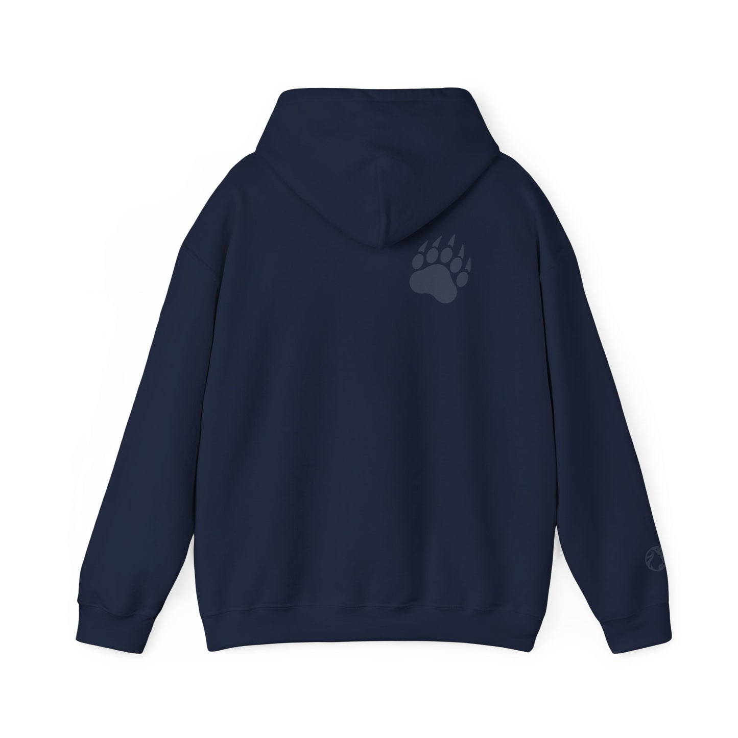 Papa Bear Hoodie — Minimal Sweatshirt with Bear Paw Design