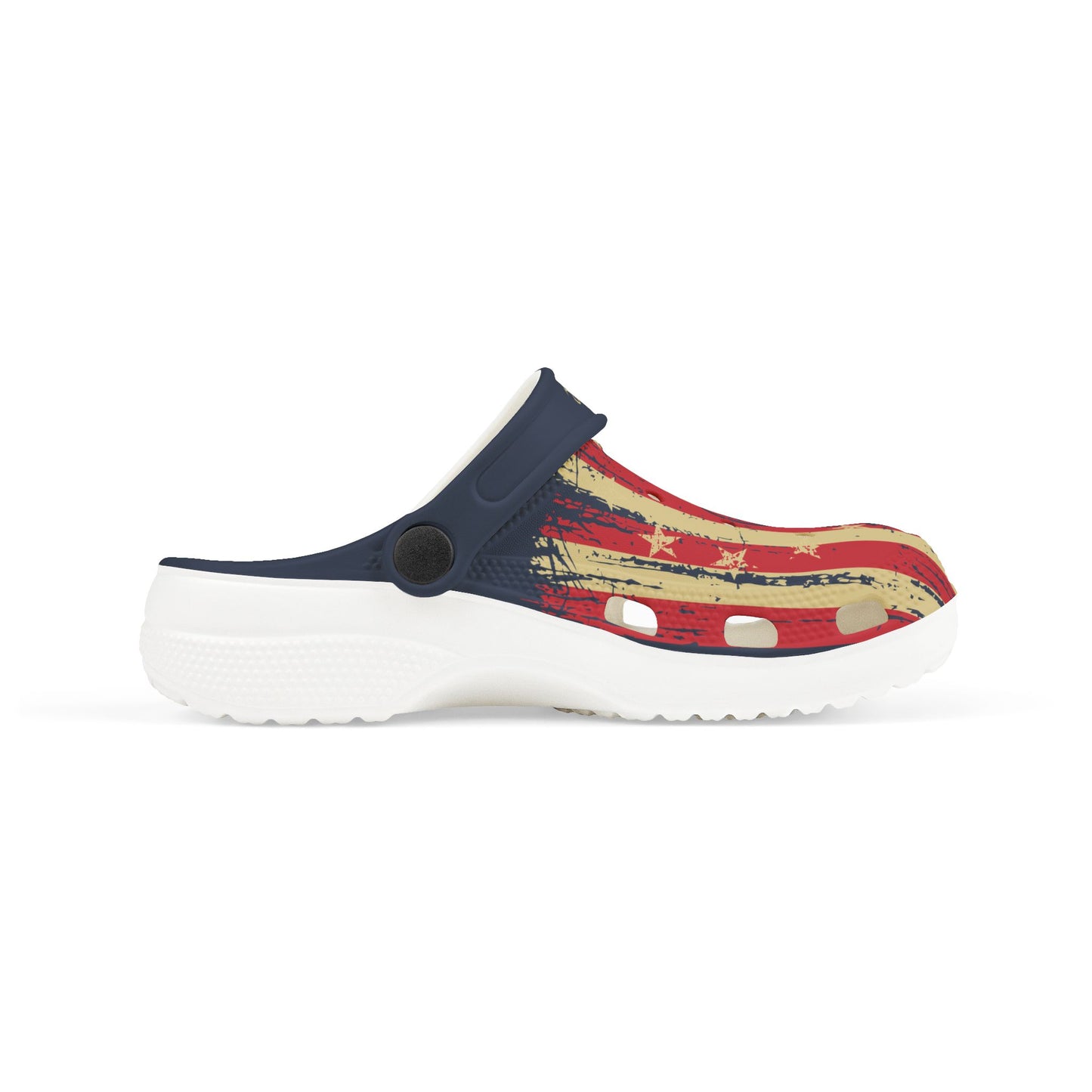 Kids American Flag EVA Foam Clogs – 'We the People' Patriotic Slip-Ons