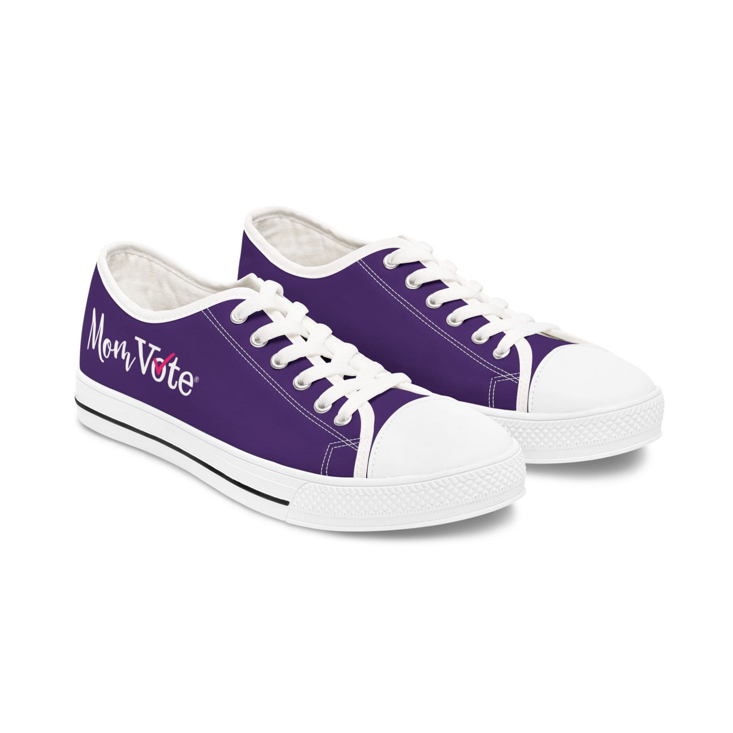 MomVote Walk-a-Thon Low-Top Canvas Shoes - MomVote