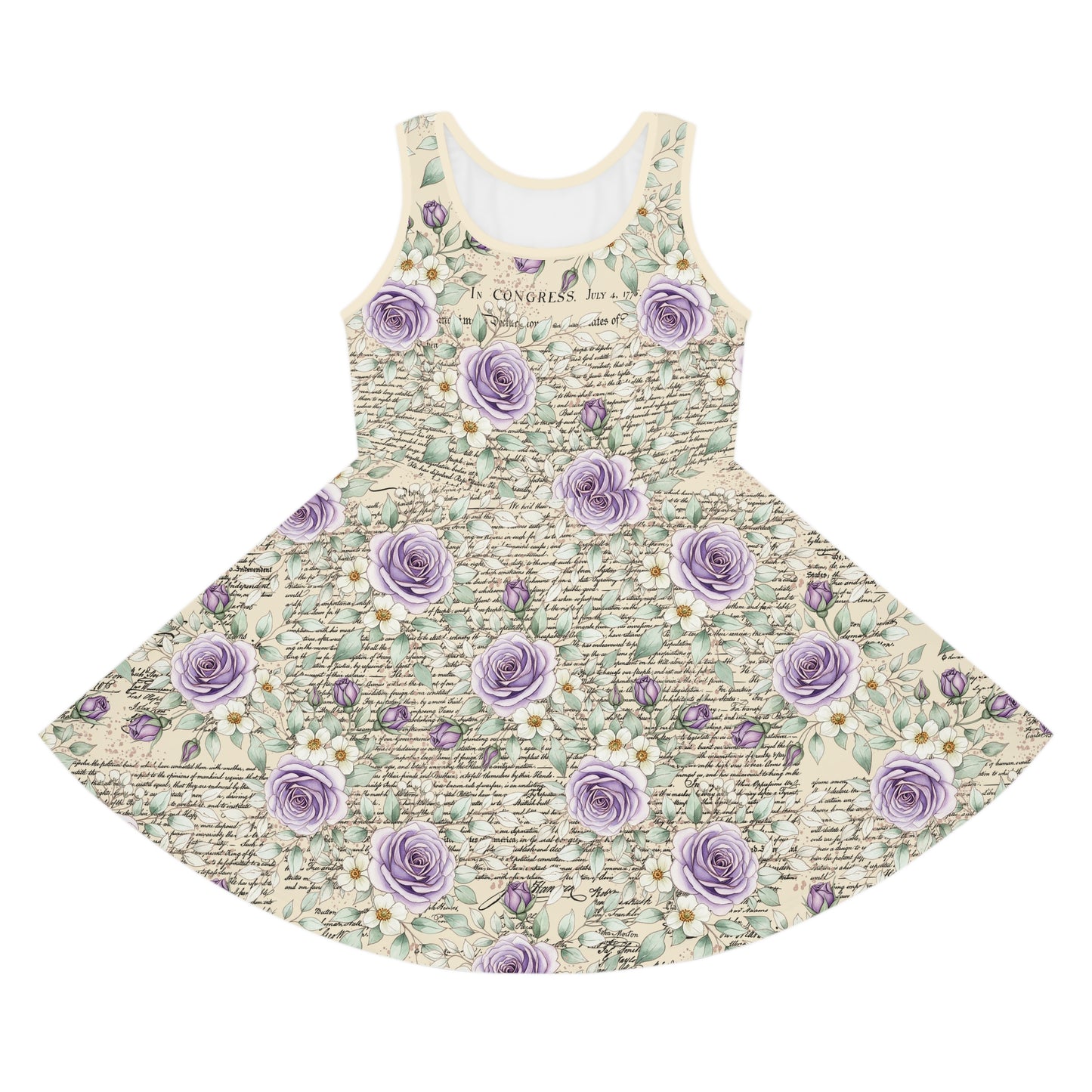 Girls' Lavender Rose Declaration Sundress — US 250