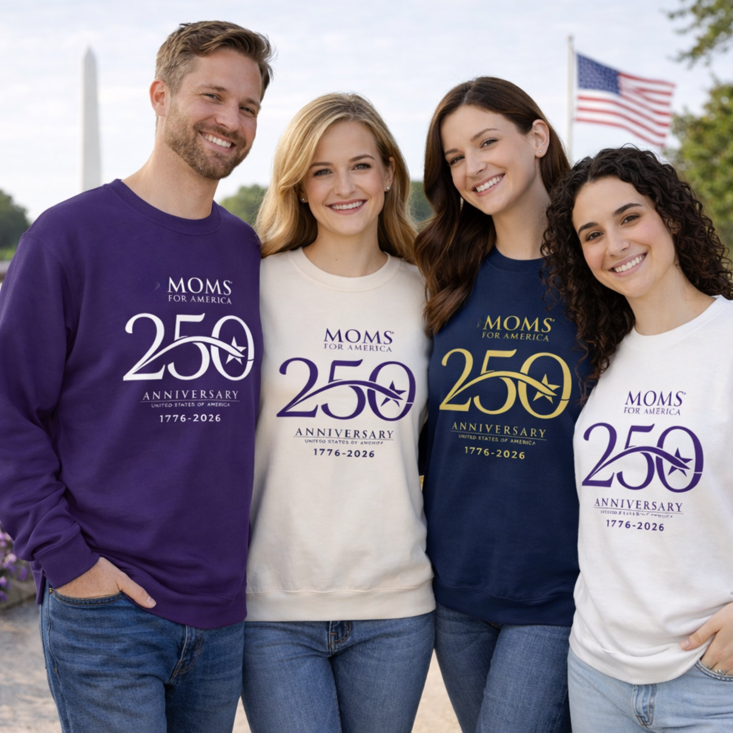 Moms for America 250th Anniversary Commemorative Sweatshirt - US 250