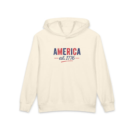 America est. 1776 Youth Hoodie — US 250