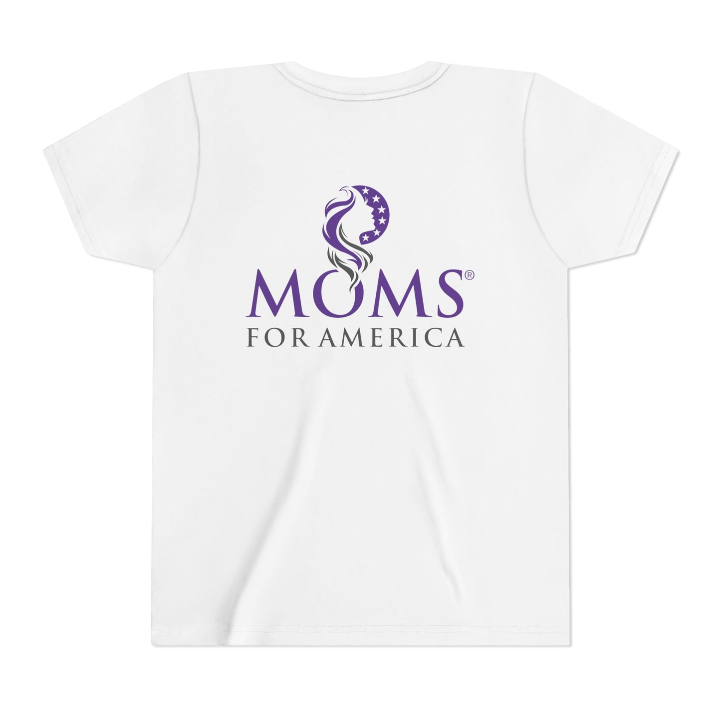 Youth Tee - "Patriot" Moms For America Logo Kids Shirt
