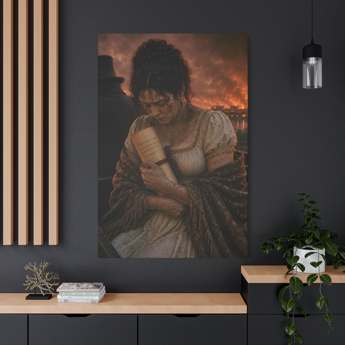 “We Hold These Truths” Vertical Stretched Canvas Print - Our Story