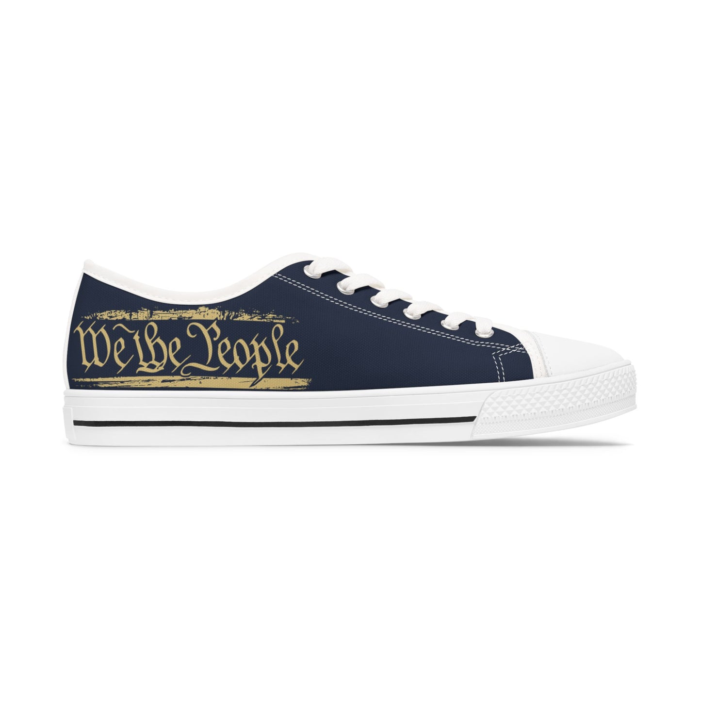 Navy "We the People" Patriotic Canvas Shoes - US 250