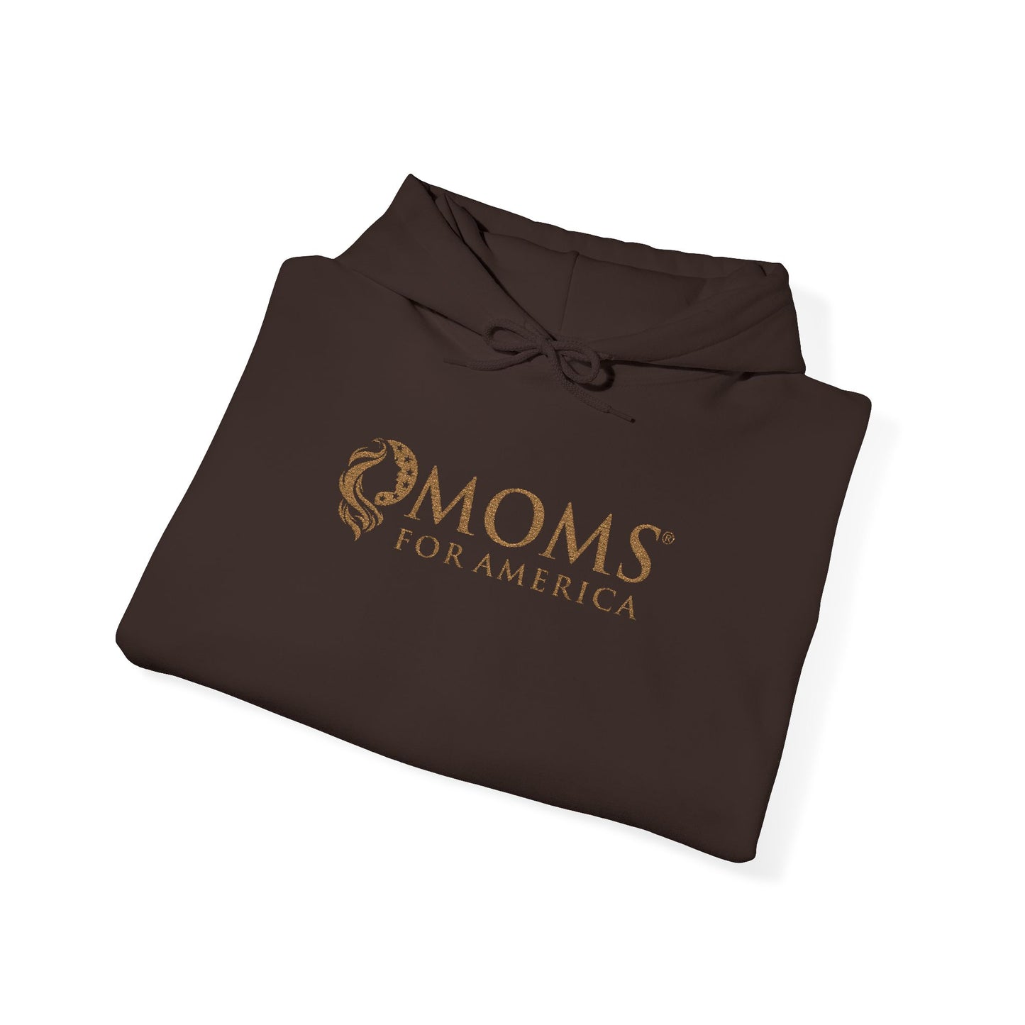 Moms for America Logo Hoodie — Patriotic Mom Sweatshirt