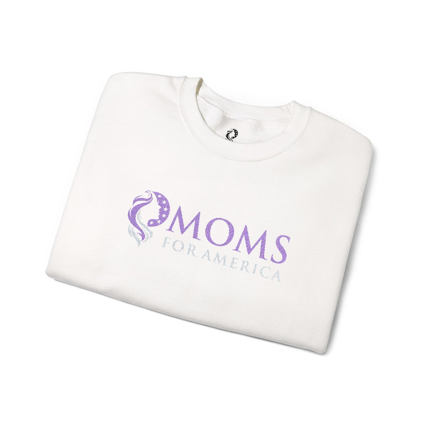 MOMS for America Crewneck Sweatshirt — Embroidered MFA Logo