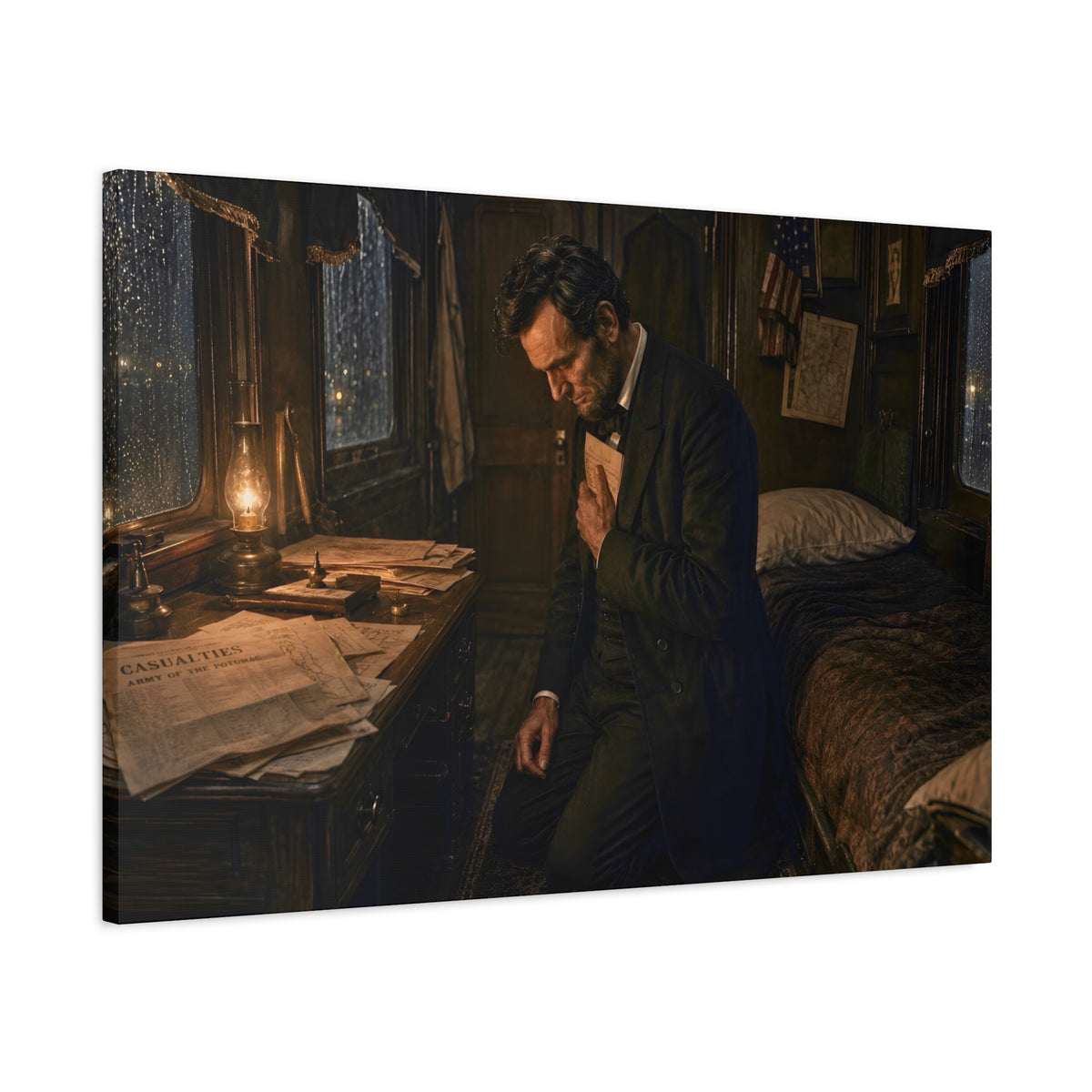“That This Nation Might Live” Stretched Canvas Print - Our Story