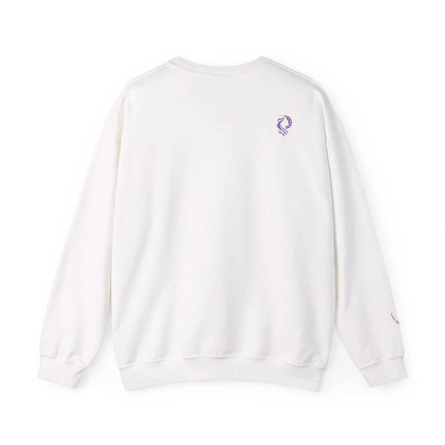 Mama Prays Crewneck Sweatshirt — Floral Lavender Top