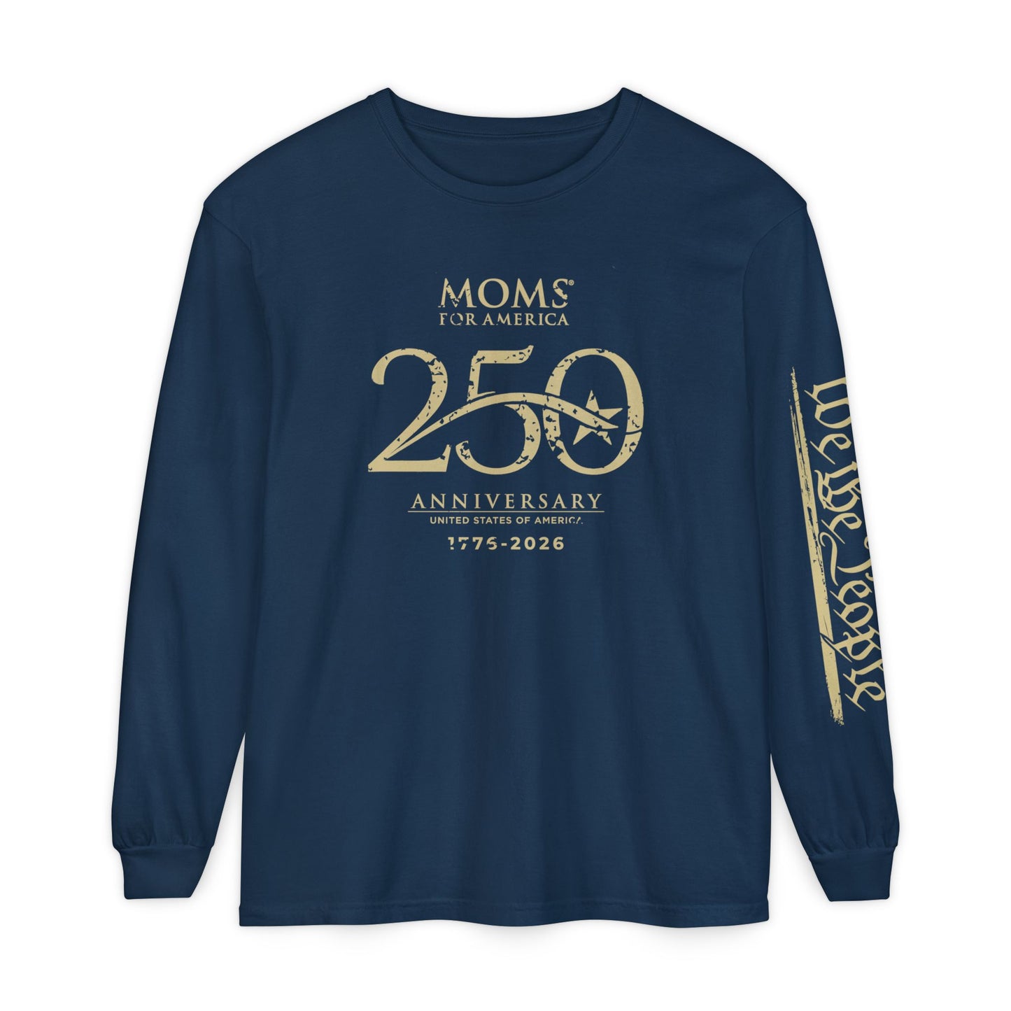 'We the People' MFA 250th Anniversary Logo Long Sleeve Shirt — US 250