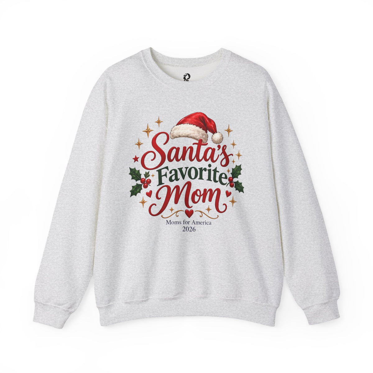 “Santa’s Favorite Mom” Crewneck Sweatshirt - MFA Christmas