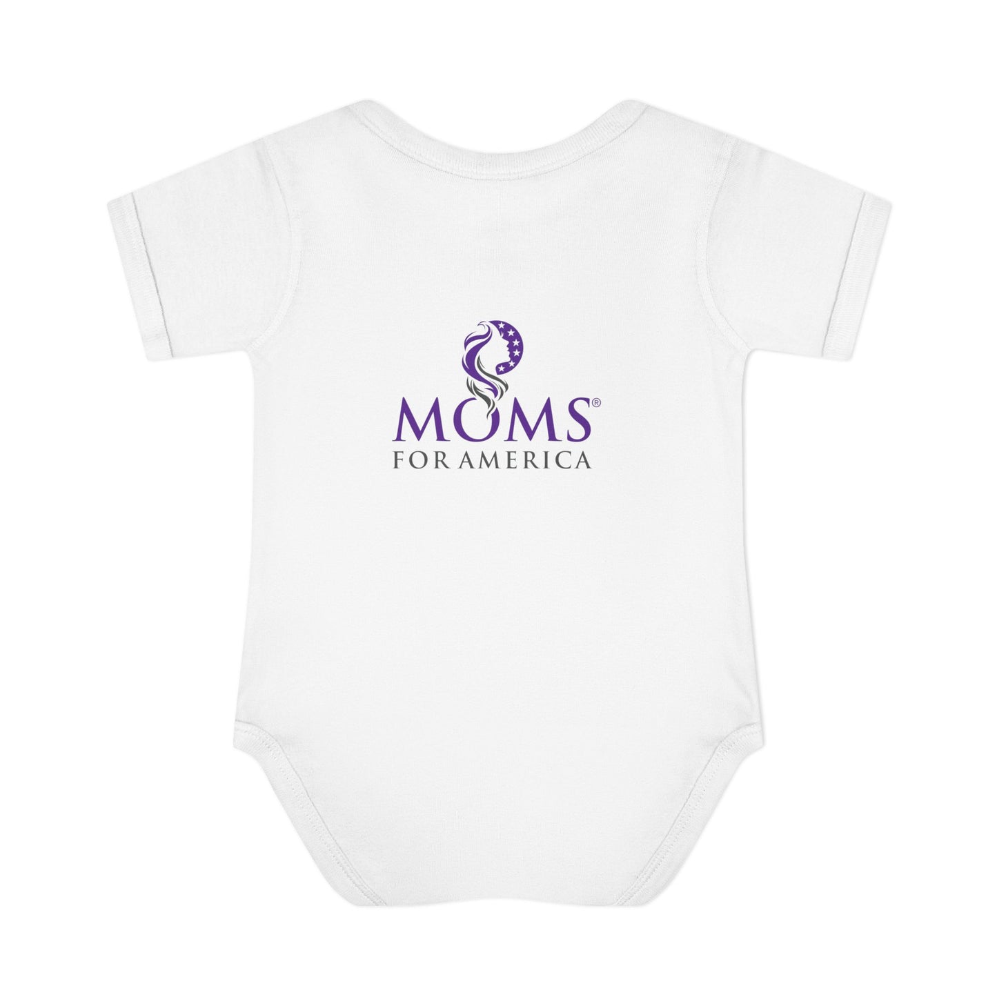 "Patriot" Baby Onesie with Moms for America Logo
