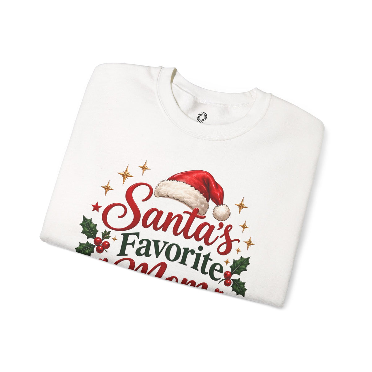 “Santa’s Favorite Mom” Crewneck Sweatshirt - MFA Christmas