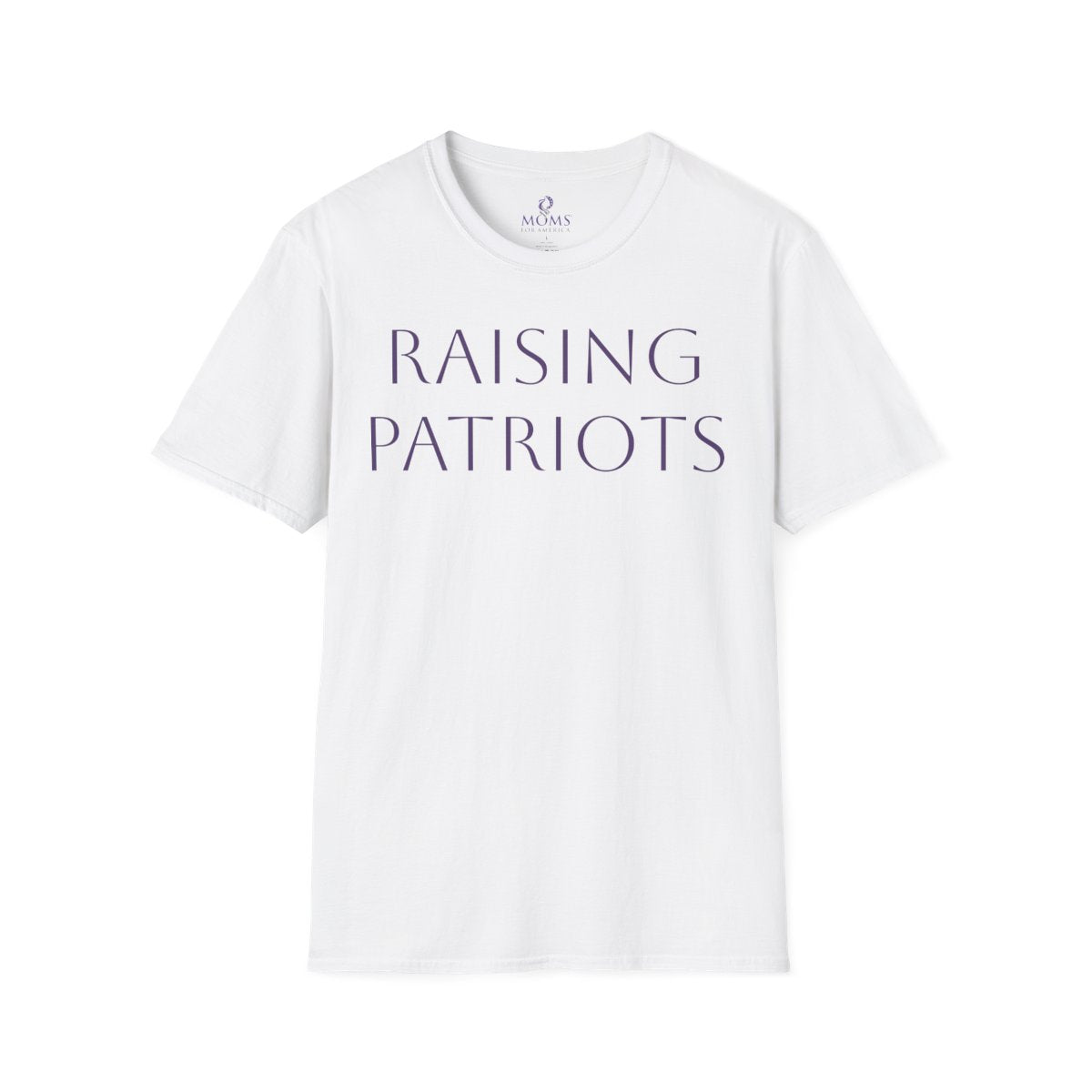 Raising Patriots T‑Shirt — Moms For America Patriotic Tee
