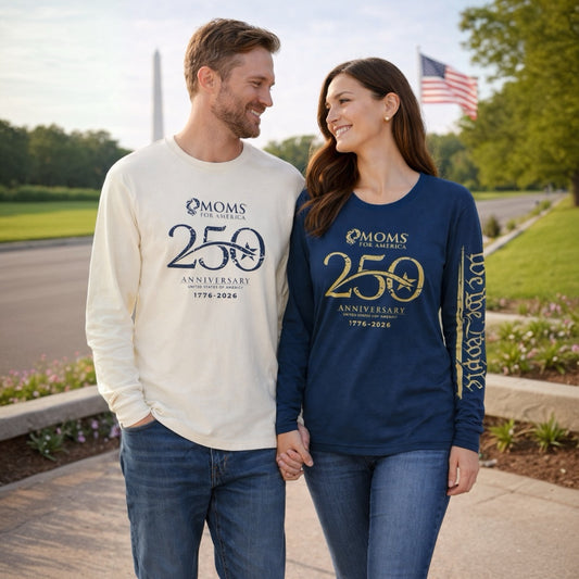 'We the People' MFA 250th Anniversary Logo Long Sleeve Shirt — US 250