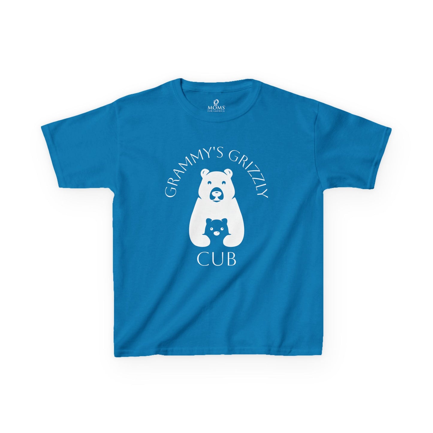 Kids Tee — “Grizzly Cub” Bear Logo Youth T‑Shirt