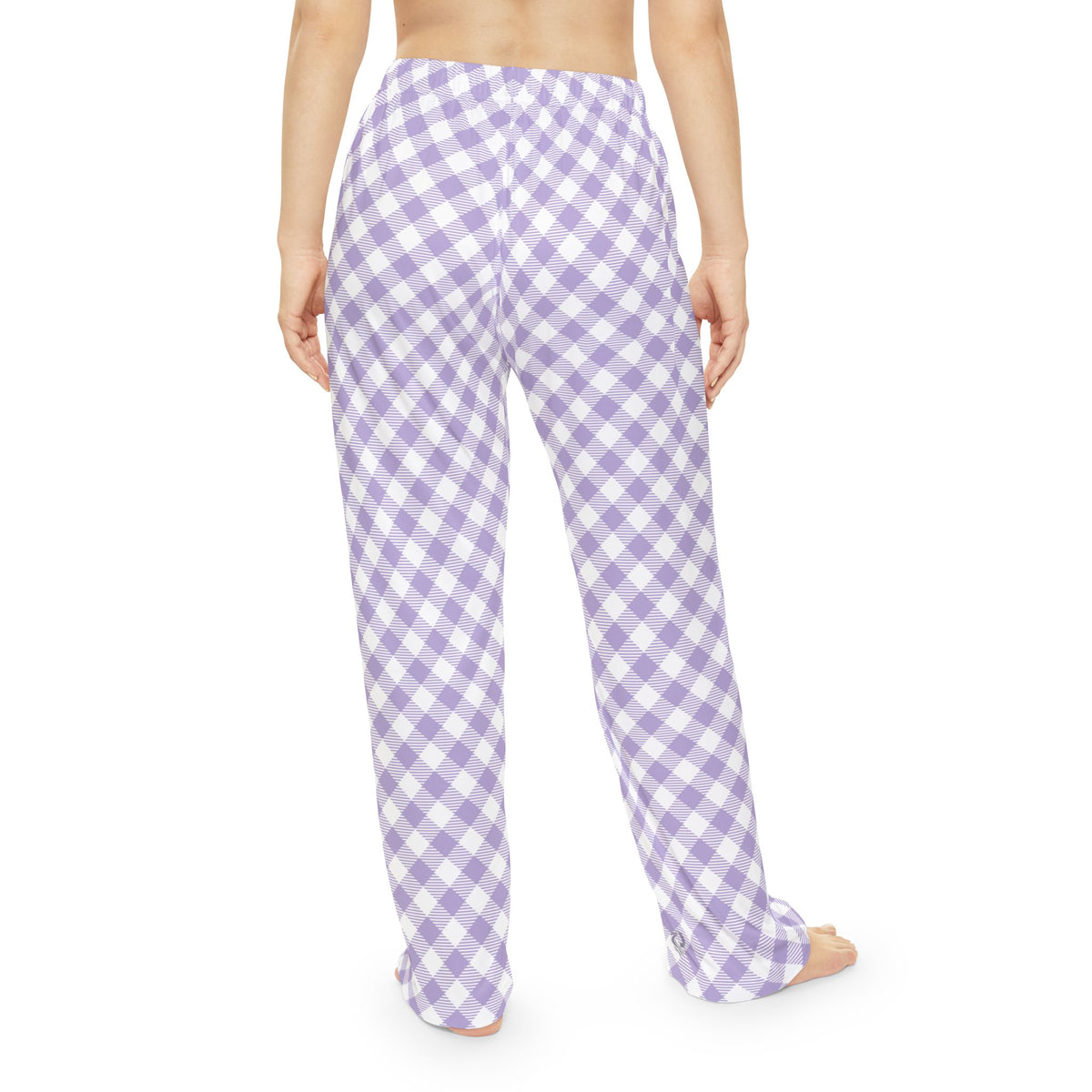 Lavender Gingham Pajama Pants - Lavender Spring
