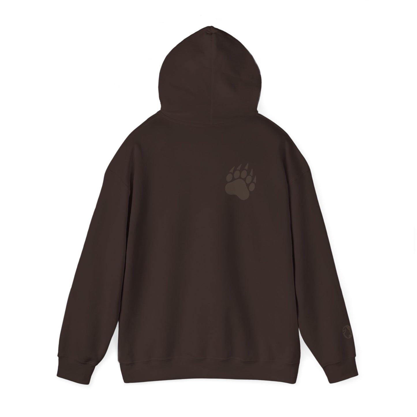 Papa Bear Hoodie — Minimal Sweatshirt with Bear Paw Design