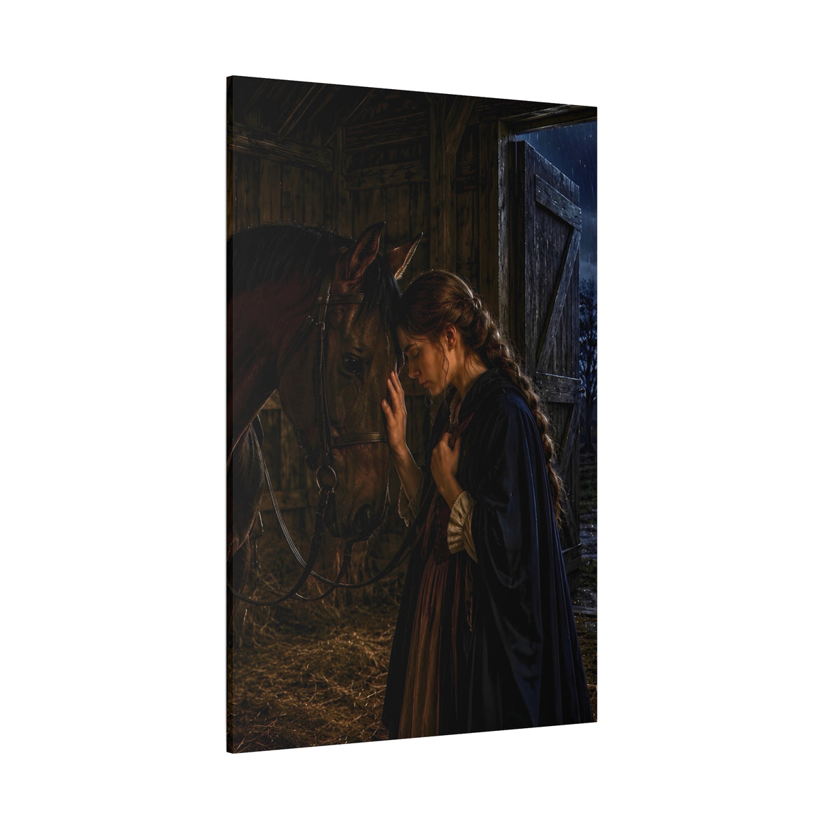 “I Can Ride” Vertical Stretched Canvas Print - Our Story