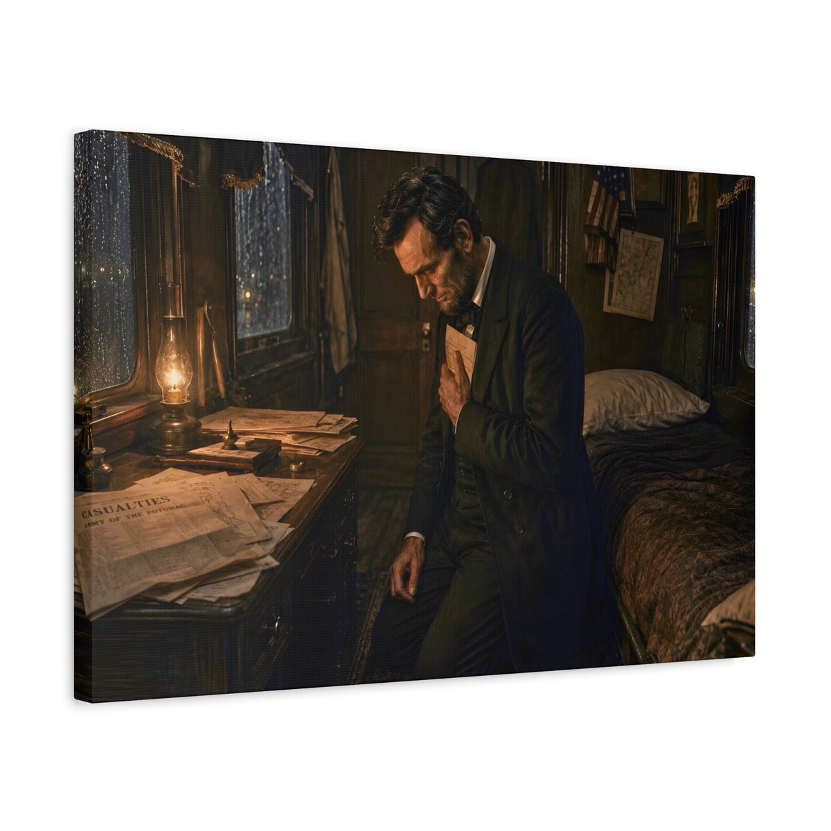 “That This Nation Might Live” Stretched Canvas Print - Our Story